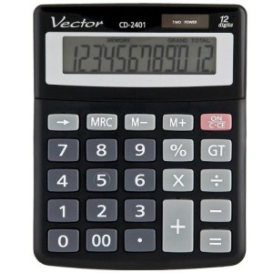 KALKULATOR VECTOR BIUROWY CD-2401 12-POZ.