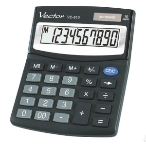 KALKULATOR VECTOR BIUROWY VC-810 10-POZ.