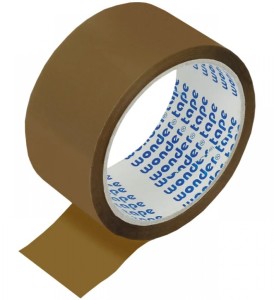 TAŚMA PAKOWA WONDER 48mm/50m A2K BRĄZOWA 6szt.