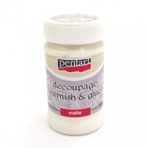 PENTART MATOWY KLEJ +WERNIKS 100ml