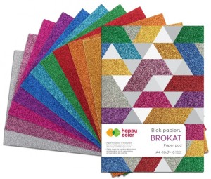 BLOK BROKAT A4 10K.150GR.10KOL.HAPPY COLOR