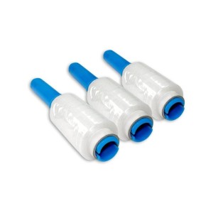 Folia stretch ręczna do minirapa 0.3 kg przezroczysta karton = 25 sztuk