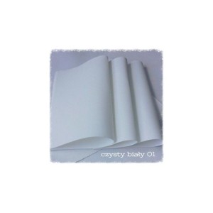 FOAMIRAN - PIANKA 30X35CM CZYSTY BIAŁY