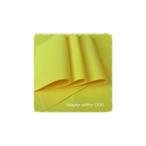 FOAMIRAN - PIANKA 30x35cm CIEPŁY ŻÓŁTY