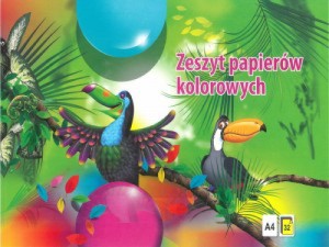 ZESZYT PAPIERÓW KOLOROWYCH A5 32K.
