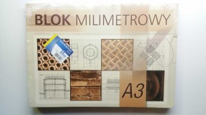 BLOK MILIMETROWY A3 20 KARTEK