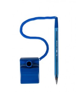 DŁUGOPIS NA SPRĘŻYNCE NIEBIESKI