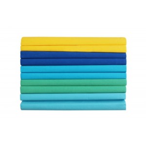 BIBUŁA MARSZCZONA 25X200CM /10/ OCEAN MIX 5KOL.