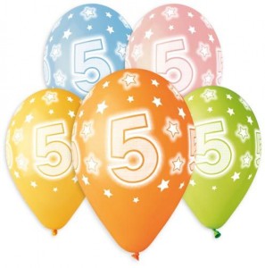 BALONY PREMIUM HEL Z NADRUKIEM 5 13" /5/