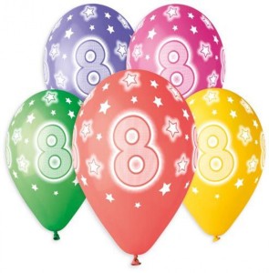 BALONY PREMIUM HEL Z NADRUKIEM 8 13" /5/