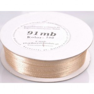 Wstążka satynowa 3mm/91mb złota