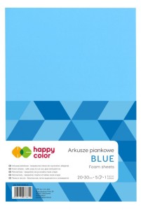 ARKUSZE PIANKOWE NIEBIESKIE A4 /5/ HAPPY COLOR