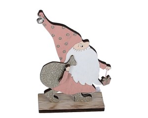 Mikolaj z workiem na podstawie 17cm /10cm