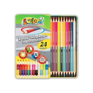 PENMATE KOLORI PREMIUM KREDKI OŁ.TRÓJK.12szt./24k.