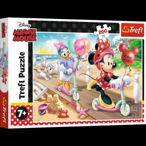 PUZZLE 200 MINNIE NA PLAŻY