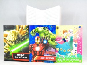 ZESZYT DO SŁÓWEK A6 MIX