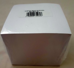 KOSTKA KLEJONA BIAŁA 85X85 70