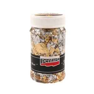 PENTART PŁATKI 100ml ZŁOTO/SREBRO