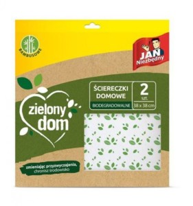 JN ZIELONY DOM ŚCIERECZKI DOMOWE 2SZT.