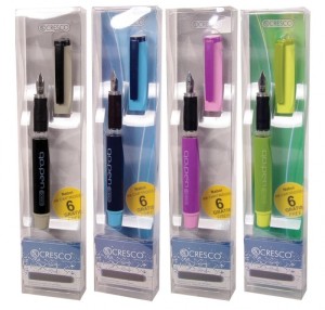 PIÓRO WIECZNE GO PEN COLOR + NABOJE 6szt.