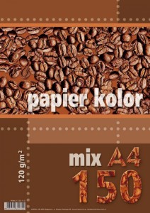 PAPIER KSERO MIX A4-150ARK.5KOL.120GR.KOLOR