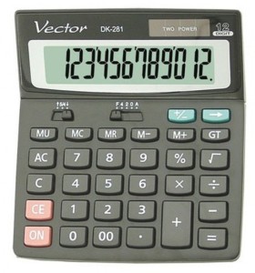 KALKULATOR VECTOR DK-281 12-POZ.