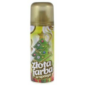 FARBA W SPRAYU ZŁOTA