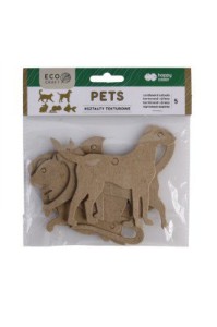 ZESTAW KSZTAŁTÓW TEKTUROWYCH PETS 12X6CM 5szt.HC