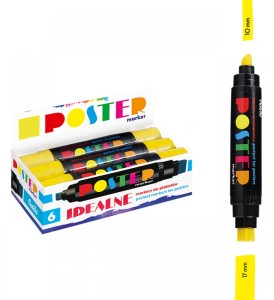POSTER MARKER GR-1712 GRAND DWUSTR.10/17MM ŻÓŁTY