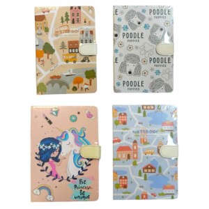 NOTES Z PATKĄ A5 PSY/DOMKI