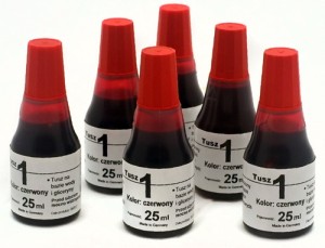 TUSZ COLOP JEDYNKA 25ML.CZERWONY