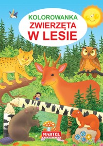 KOLOROWANKA ZWIERZĘTA W LESIE