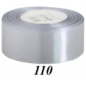 Wstążka satynowa 50mm/32mb srebrna