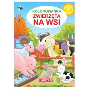 KOLOROWANKA ZWIERZĘTA NA WSI