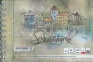 SZKICOWNIK NA SPIRALI A4 100K.