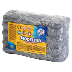 MODELINA 1 kg GRAFITOWA
