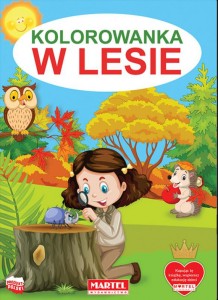 KOLOROWANKA W LESIE