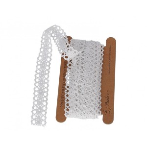 Koronka biała 5y 2,5 cm