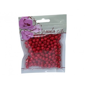 Korale czerwone 8mm op=190szt