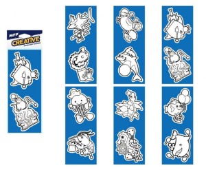 MALOWANIE WODĄ NAKLEJKI Z PIANKI /2/