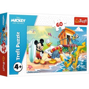 Puzzle60 - Ciekawy dzień Mikiego i przyjaciół