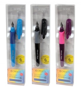 PIÓRO WIECZNE FIRST PEN + NABOJE 6szt.ZESTAW L