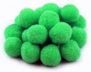 POMPONY POM36 SUPER PUSZYSTE ZIELONE