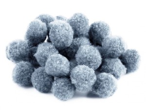 POMPONY POM40 SUPER PUSZYSTE SZARE