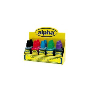 TUSZ DO PIECZĄTEK ALPHA CZERWONY 30ML.