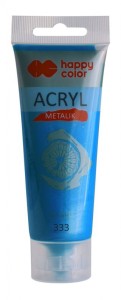 FARBA AKRYLOWA 75ML HAPPY KOLOR GRANATOWA METALIK