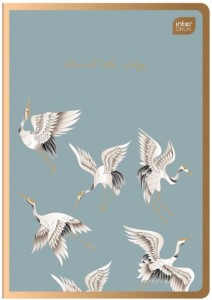 ZESZYT A5 96K.KRATKA METALLIC SATIN GOLD /10/