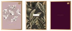 ZESZYT A4 60K.KRATKA METALLIC SATIN GOLD