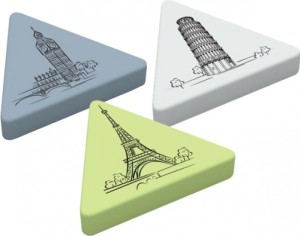 BERLINGO GUMKA TRIANGLE XL TRÓJK.55X55X9MM /45/