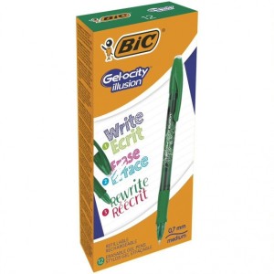DŁUGOPIS WYMAZYWALNY GELOCITY ILLUSION ZIEL.ŻEL